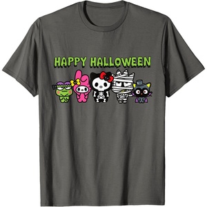 image:imageHello Kitty amp Friends Happy Halloween TShirtAsphalt Grey