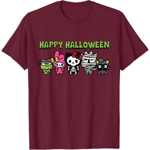 image:imageHello Kitty amp Friends Happy Halloween TShirtBurgundy