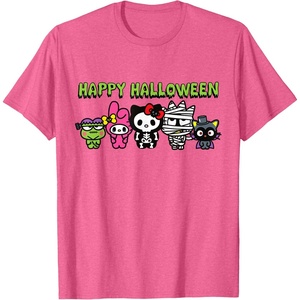 image:imageHello Kitty amp Friends Happy Halloween TShirtPink Heather