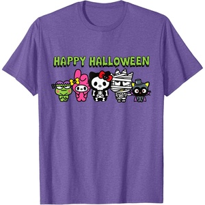 image:imageHello Kitty amp Friends Happy Halloween TShirtPurple Heather