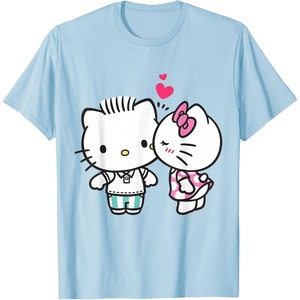image:imageHello Kitty and Dear Daniel Valentine Tee Shirt TShirtBaby Blue