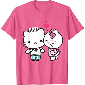 image:imageHello Kitty and Dear Daniel Valentine Tee Shirt TShirtPink Heather