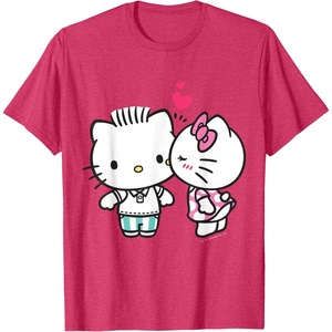 image:imageHello Kitty and Dear Daniel Valentine Tee Shirt TShirtRed Heather