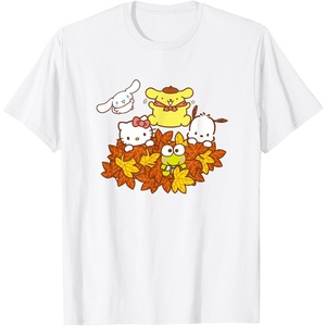 image:imageHello Kitty and Friends Pile of Autumn Leaves TShirtWhite