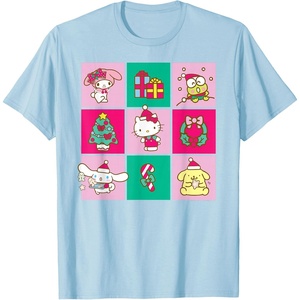 image:imageHello Sanrio Friends Christmas Time Tee Shirt TShirtBaby Blue