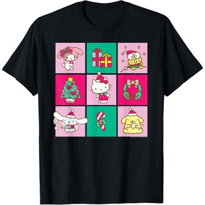 image:imageHello Sanrio Friends Christmas Time Tee Shirt TShirtBlack