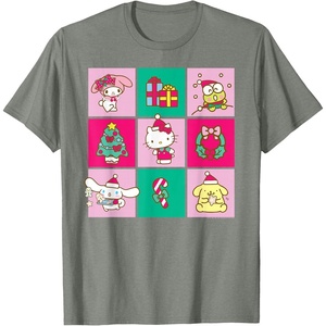 image:imageHello Sanrio Friends Christmas Time Tee Shirt TShirtOlive Heather