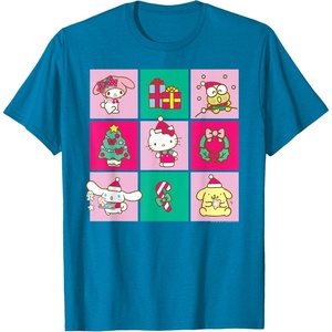 image:imageHello Sanrio Friends Christmas Time Tee Shirt TShirtSapphire Blue