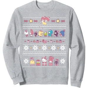 image:imageHello Sanrio Ugly Christmas Sweater Sweatshirt SweatshirtHeather Grey