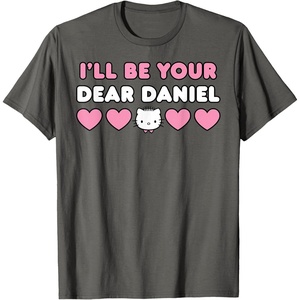 image:imageIll Be Your Dear Daniel Couples Matching Valentines Day TShirtAsphalt Grey