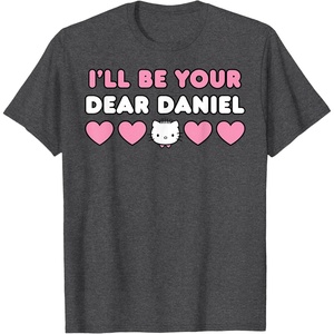 image:imageIll Be Your Dear Daniel Couples Matching Valentines Day TShirtDark Heather Grey