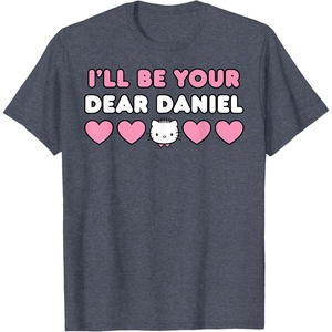 image:imageIll Be Your Dear Daniel Couples Matching Valentines Day TShirtHeather Blue