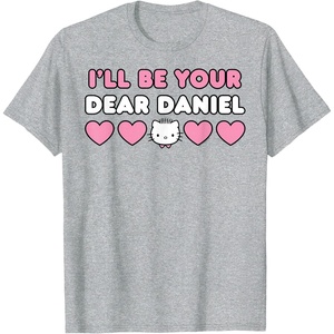 image:imageIll Be Your Dear Daniel Couples Matching Valentines Day TShirtHeather Grey