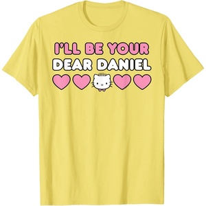 image:imageIll Be Your Dear Daniel Couples Matching Valentines Day TShirtLemon Yellow