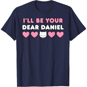 image:imageIll Be Your Dear Daniel Couples Matching Valentines Day TShirtNavy Blue