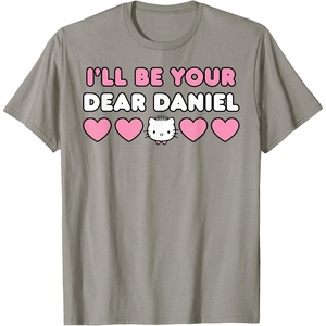 image:imageIll Be Your Dear Daniel Couples Matching Valentines Day TShirtSlate Grey