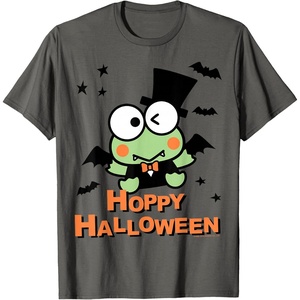 image:imageKeroppi Hoppy Halloween Tee Shirt TShirtAsphalt Grey