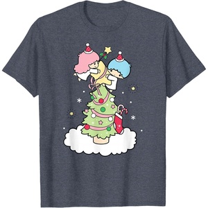 image:imageLittle Twin Stars Christmas Tree TShirtHeather Blue