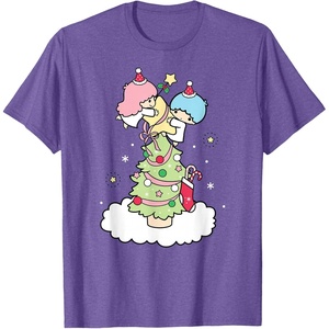 image:imageLittle Twin Stars Christmas Tree TShirtPurple Heather