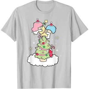 image:imageLittle Twin Stars Christmas Tree TShirtSilver Grey