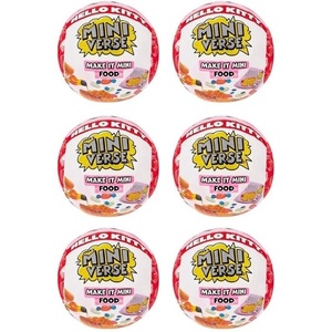 image:imageMGAs Miniverse Make It Mini Food Hello Kitty 6 Pack Mini Collectibles Sanrio Mystery Blind Packaging DIY Crafts Resin Play Replica Food Novelty NOT Edible 8