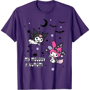 image:imageMy Melody and Kuromi Halloween Tee Shirt TShirtPurple
