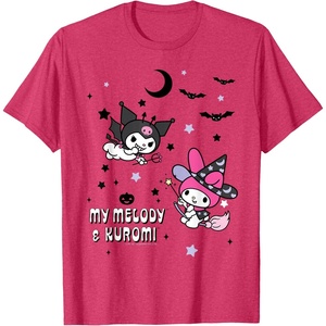 image:imageMy Melody and Kuromi Halloween Tee Shirt TShirtRed Heather
