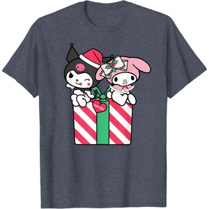 image:imageMy Melody and Kuromi Tee Shirt TShirtHeather Blue