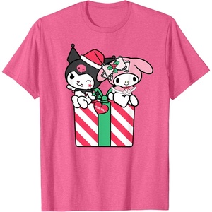 image:imageMy Melody and Kuromi Tee Shirt TShirtPink Heather