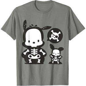 image:imagePochacco Skeleton Halloween Tee Shirt TShirtOlive Heather