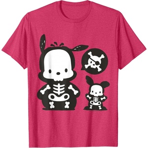 image:imagePochacco Skeleton Halloween Tee Shirt TShirtRed Heather