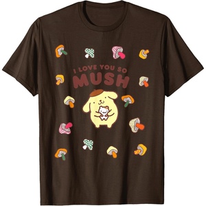 image:imagePompompurin I Love You So Mush Fall Mushroom TShirtBrown