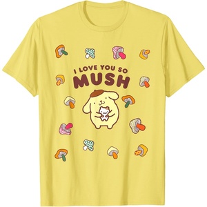 image:imagePompompurin I Love You So Mush Fall Mushroom TShirtLemon Yellow