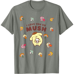 image:imagePompompurin I Love You So Mush Fall Mushroom TShirtOlive Heather