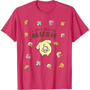 image:imagePompompurin I Love You So Mush Fall Mushroom TShirtRed Heather
