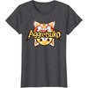 image:imageAggretsuko Dual Personality Logo Tee Shirt TShirtDark Heather Grey