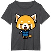 image:imageAggretsuko Happy Mood Tee Shirt TShirtDark Heather Grey