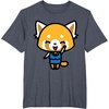 image:imageAggretsuko Happy Mood Tee Shirt TShirtHeather Blue