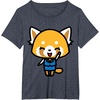 image:imageAggretsuko Happy Mood Tee Shirt TShirtHeather Blue