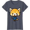 image:imageAggretsuko Happy Mood Tee Shirt TShirtHeather Blue
