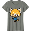 image:imageAggretsuko Happy Mood Tee Shirt TShirtOlive Heather