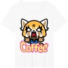 image:imageAggretsuko I Need My Coffee Rage Tee Shirt TShirtWhite