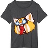image:imageAggretsuko Screaming Rage Tee Shirt TShirtDark Heather Grey