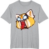 image:imageAggretsuko Screaming Rage Tee Shirt TShirtHeather Grey