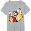 image:imageAggretsuko Screaming Rage Tee Shirt TShirtHeather Grey