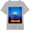 image:imageAggretsuko Season 2 Rage Poster Art TShirtHeather Grey