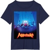 image:imageAggretsuko Season 2 Rage Poster Art TShirtNavy Blue