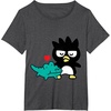 image:imageBadtz  Maru Friends and Love Shirt TShirtDark Heather Grey