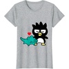 image:imageBadtz  Maru Friends and Love Shirt TShirtHeather Grey
