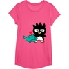 image:imageBadtz  Maru Friends and Love Shirt TShirtPink Heather